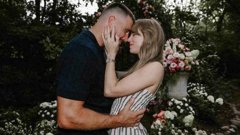 «El Día Mágico: Taylor Swift y Travis Kelce Confirmen Unión Indisoluble en Sorprendente Anuncio Matrimonial»