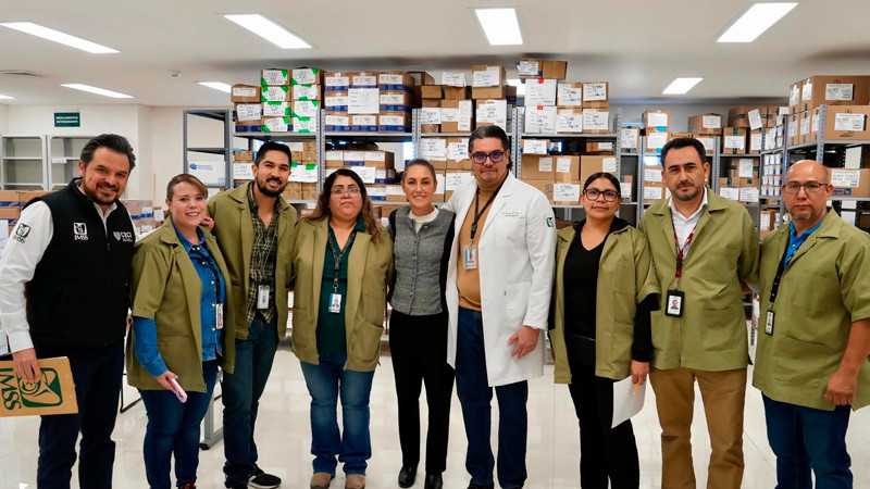 La supervisión eficaz de Sheinbaum impone orden en la distribución de medicamentos para salvaguardar la salud pública.