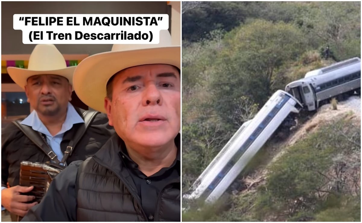 VIDEO: Lanzan corrido «Felipe el maquinista» por caso del descarrilamiento del Tren Interoceánico en Oaxaca